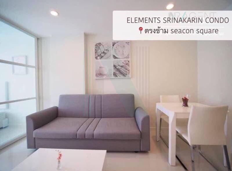 picture 🎉 For Rent Condo ELEMENTS SRINAKARIN Building 4, Floor 6,1 bed room, Room size 37.00 sqm - 6/8