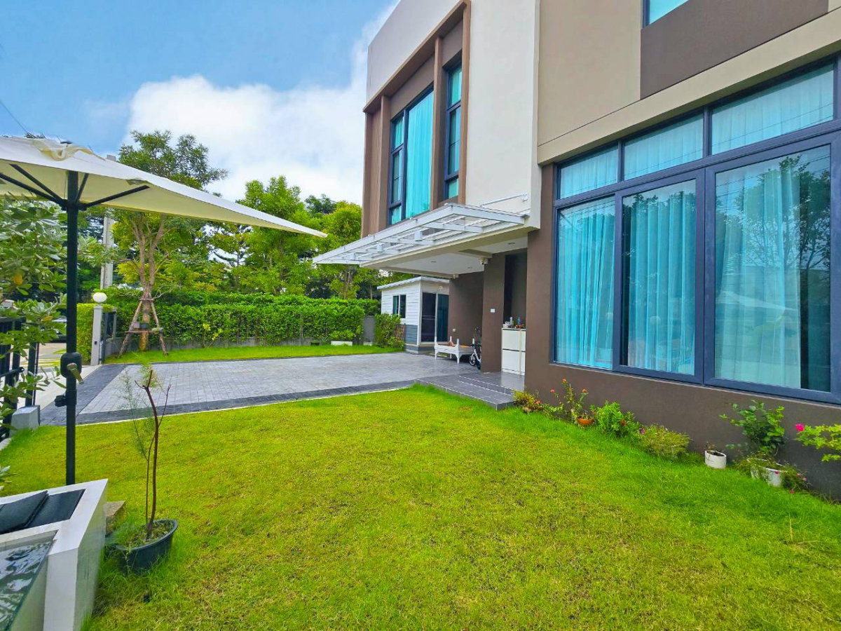 รูป [Smart Home] บ้านแฝดหลังมุม ดีไซน์ Double Volume บ้านกลางเมือง The Edition ปิ่นเกล้า-บรม 2 ใกล้ทางด่วน 15 นาทีถึงจตุจักร - รูปที่ 6/27