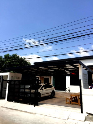 Houses for sale Bangkok : P0826/[For sale] Modern industrial loft design detached house in Don Mueang area