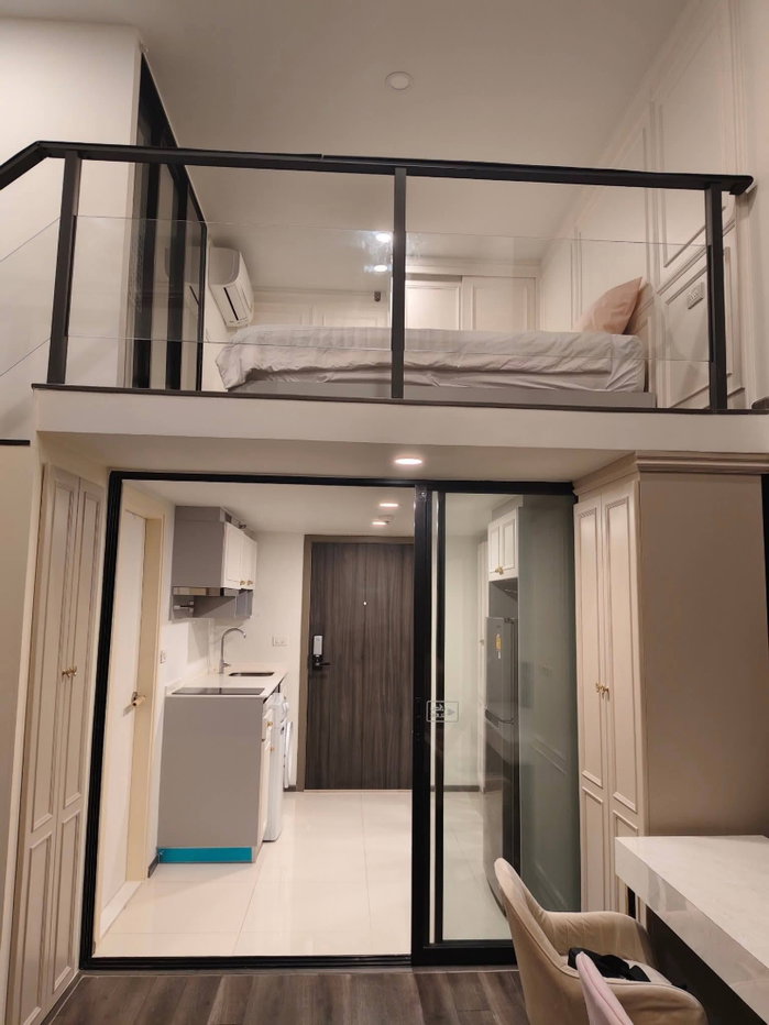 รูป 📢 [ให้เช่า] ✨ ไนท์บริดจ์ สเปซ พระราม 9 เพดานสูงพิเศษ สไตล์ Loft Duo Space ขนาด 40 ตร.ม. 1 ห้องนอน 1 ห้องน้ำ ชั้น 28 MRT พระราม 9  - รูปที่ 3/15