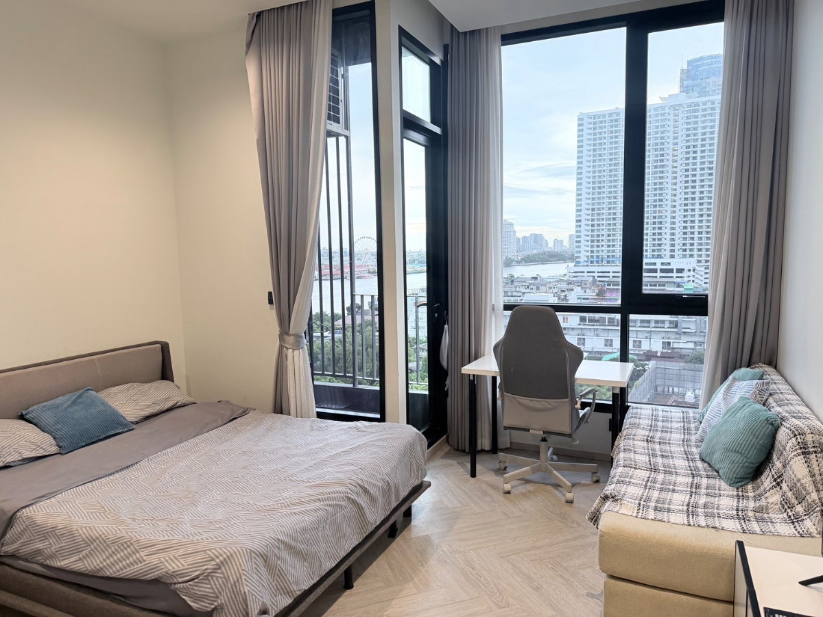 Chapter Charoennakhon Riverside ชั้น 9 วิวเเม่น้ำ รับสัญญาระยะสั้น ทักไลน์ @081mrzsz