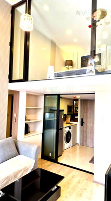 Condos for rent : 🚩 For Rent Condo SOHO BANGKOK RATCHADA Building 1, Floor 19,Duplex, Room size 38 sqm