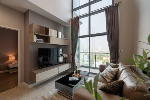 🎉 For Rent Condo THE CREST SUKHUMVIT 34 Building 1, Floor 12,Duplex 2 bed room, Room size 98.00 sqm