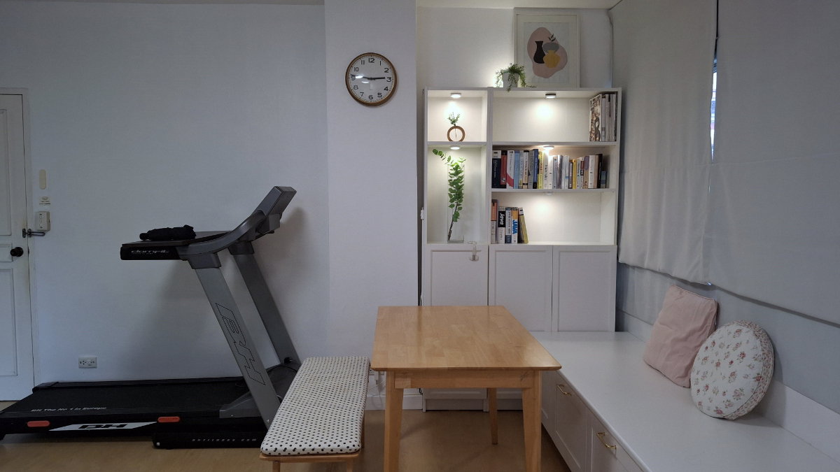 รูป คอนโดบ้านประชานิเวศน์ ห้องมุม 61.05 ตรม. โปร่ง กว้าง อยู่สบาย ใกล้รถไฟฟ้าสถานีวัดเสมียนนารี ตลาดบองมาเช่ ทางด่วน - รูปที่ 5/16
