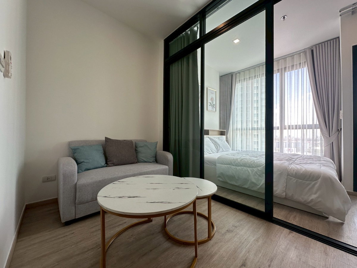 รูป 🛋️💗 ห้องสไตล์มินิมอล เฟอร์นิเจอร์และเครื่องใช้ไฟฟ้าครบ 💗🛋️The Rich Rama 9 - Srinakarin ID LINE: @471ovhib 📲 - รูปที่ 5/10