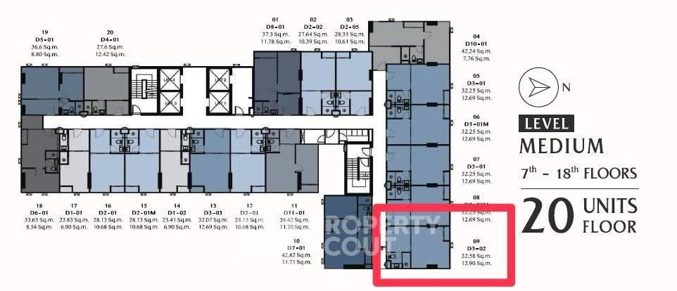 picture 1-BR At KnightsBridge Space Rama 9, 300m To MRT Phra Ram 9 (ID 3160443) - 14/14