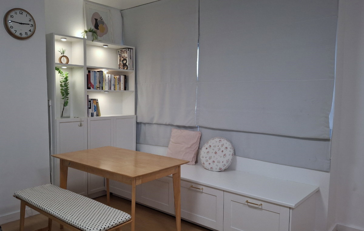 รูป คอนโดบ้านประชานิเวศน์ ห้องมุม 61.05 ตรม. โปร่ง กว้าง อยู่สบาย ใกล้รถไฟฟ้าสถานีวัดเสมียนนารี ตลาดบองมาเช่ ทางด่วน - รูปที่ 4/16