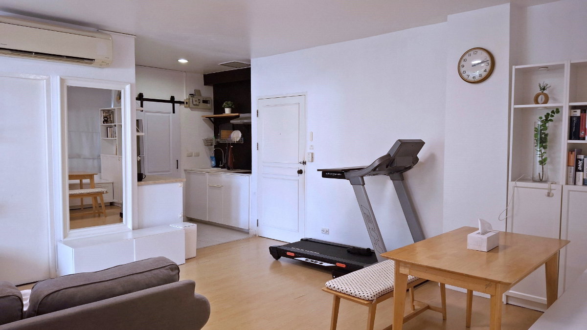 รูป คอนโดบ้านประชานิเวศน์ ห้องมุม 61.05 ตรม. โปร่ง กว้าง อยู่สบาย ใกล้รถไฟฟ้าสถานีวัดเสมียนนารี ตลาดบองมาเช่ ทางด่วน - รูปที่ 6/16