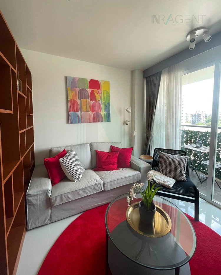 รูป 🎊 ให้เช่าคอนโด โว้ค สุขุมวิท 16 อาคาร 1 ชั้น 6 1 ห้องนอน ขนาด 39 ตรม ใกล้ Terminal 21 Shopping Mall - รูปที่ 1/8