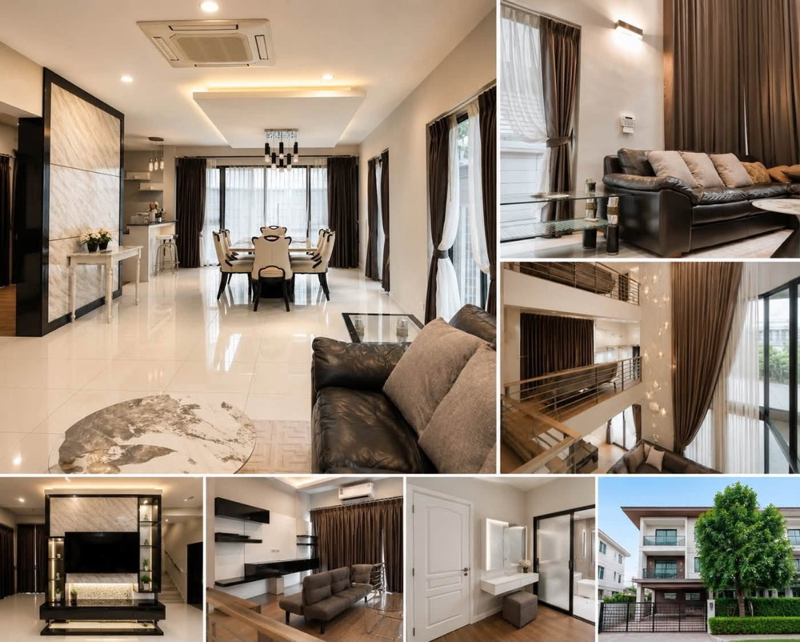 รูป P0829/[ขาย] บ้านเดี่ยว 3 ชั้น หลังใหญ่ ลุมพินี แกรนด์ วิลล์ สวนหลวง ร.9 (Lumpini Grand Ville Suan Luang Rama 9)  - รูปที่ 5/10