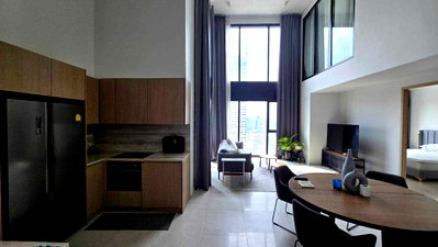 คอนโดให้เช่า : LTHC16024-R269 - Duplex Condo for Rent Silom | The Lofts Silom | Near BTS Surasak | 95K/Month