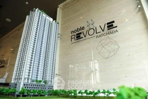 24th-Floor 1-BR Noble Revolve Ratchada Near MRT Thailand Cultural Centre (ID 3159214)