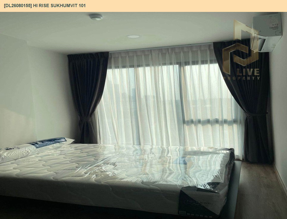 รูป DL26080155 ให้เช่าคอนโด ไฮ ไรส์ สุขุมวิท 101 (HI Rise Sukhumvit 101) ใกล้ - พร้อมเข้าอยู่ โทรด่วน 0638692663 LineID @952jdxxk - รูปที่ 5/6