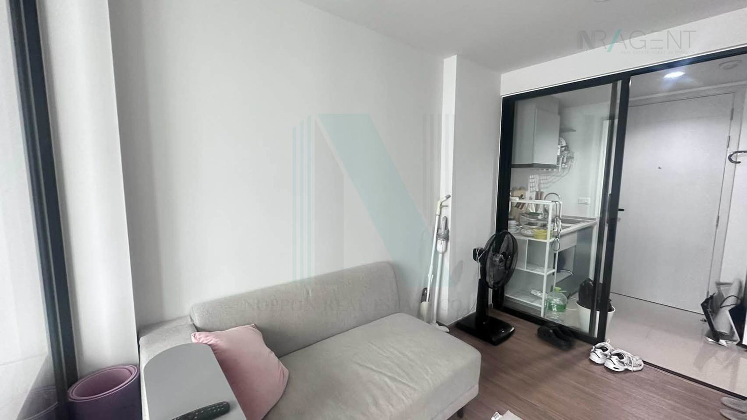 picture ð For Rent Condo NICHE MONO RAMA 9 Building B, Floor 6,1 BED PLUS, Room size 35 sqm - 3/8