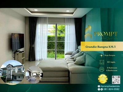 Houses for rent Raffles International College : GH01294 - Grandio Bangna KM.5 : MegaBangna 