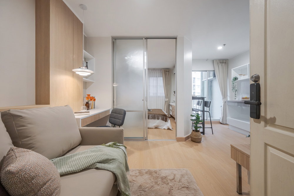 รูป 🔥 ขาย | ห้องรีโนเวทใหม่ พร้อมอยู่ 🏡 Lumpini Condo Town รามอินทรา - นวมินทร์ (280-CD-BK-RN) - รูปที่ 3/10