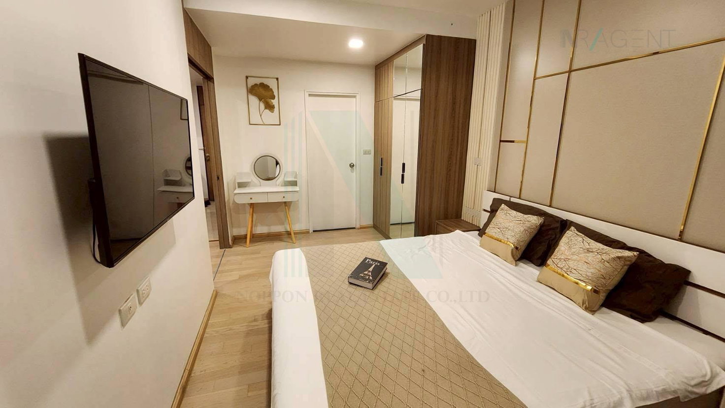 รูป ให้เช่าคอนโด โนเบิล รีมิกซ์ สุขุมวิท 36 อาคาร 1 ชั้น 12 1 ห้องนอน ขนาด 43 ตรม ใกล้ Makro Food Service ทองหล่อ 9 - รูปที่ 4/8