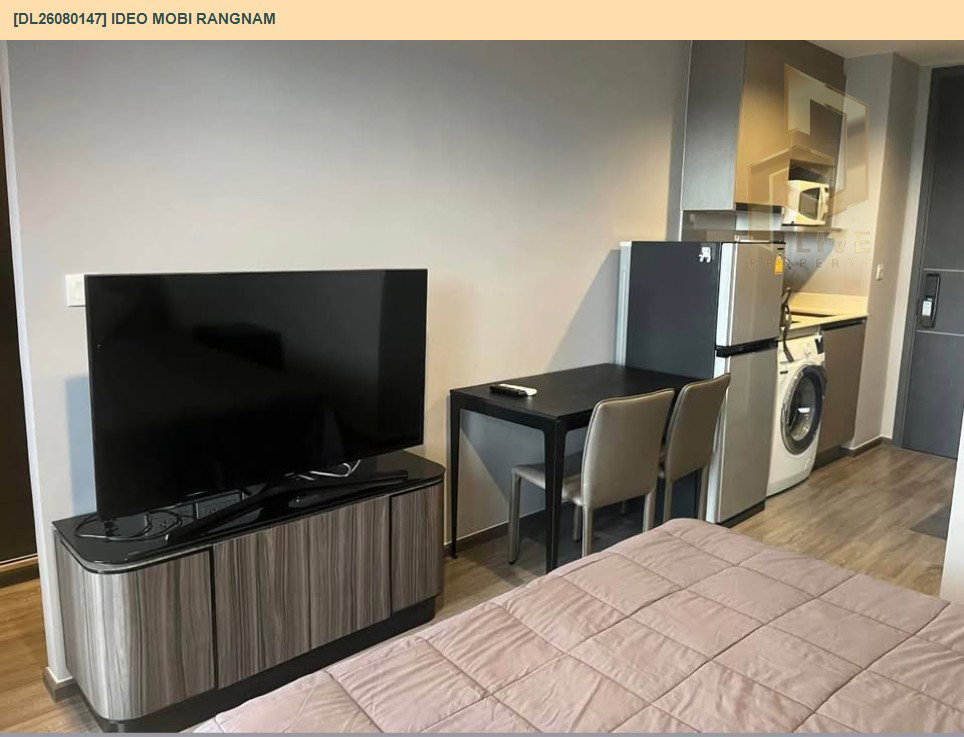 รูป DL26080147 ให้เช่าคอนโด ไอดีโอ โมบิ รางน้ำ (IDEO Mobi Rangnam) ใกล้ BTS อนุสาวรีย์ชัยสมรภูมิ พร้อมเข้าอยู่ โทรด่วน 0638692663 LineID @952jdxxk - รูปที่ 3/6