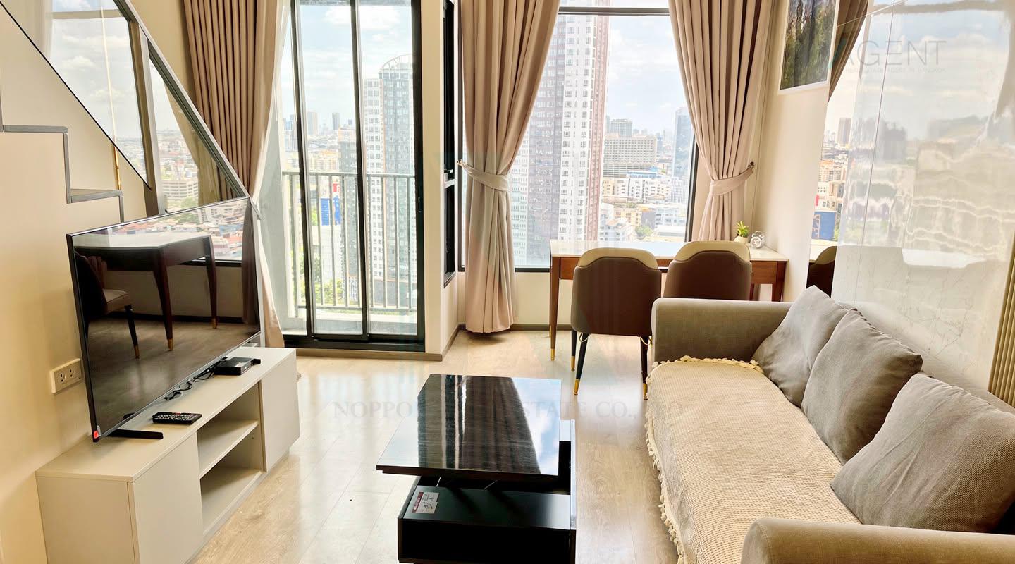 picture 📌 For Rent Condo SOHO BANGKOK RATCHADA Building 1, Floor 19,Duplex, Room size 38 sqm - 7/8