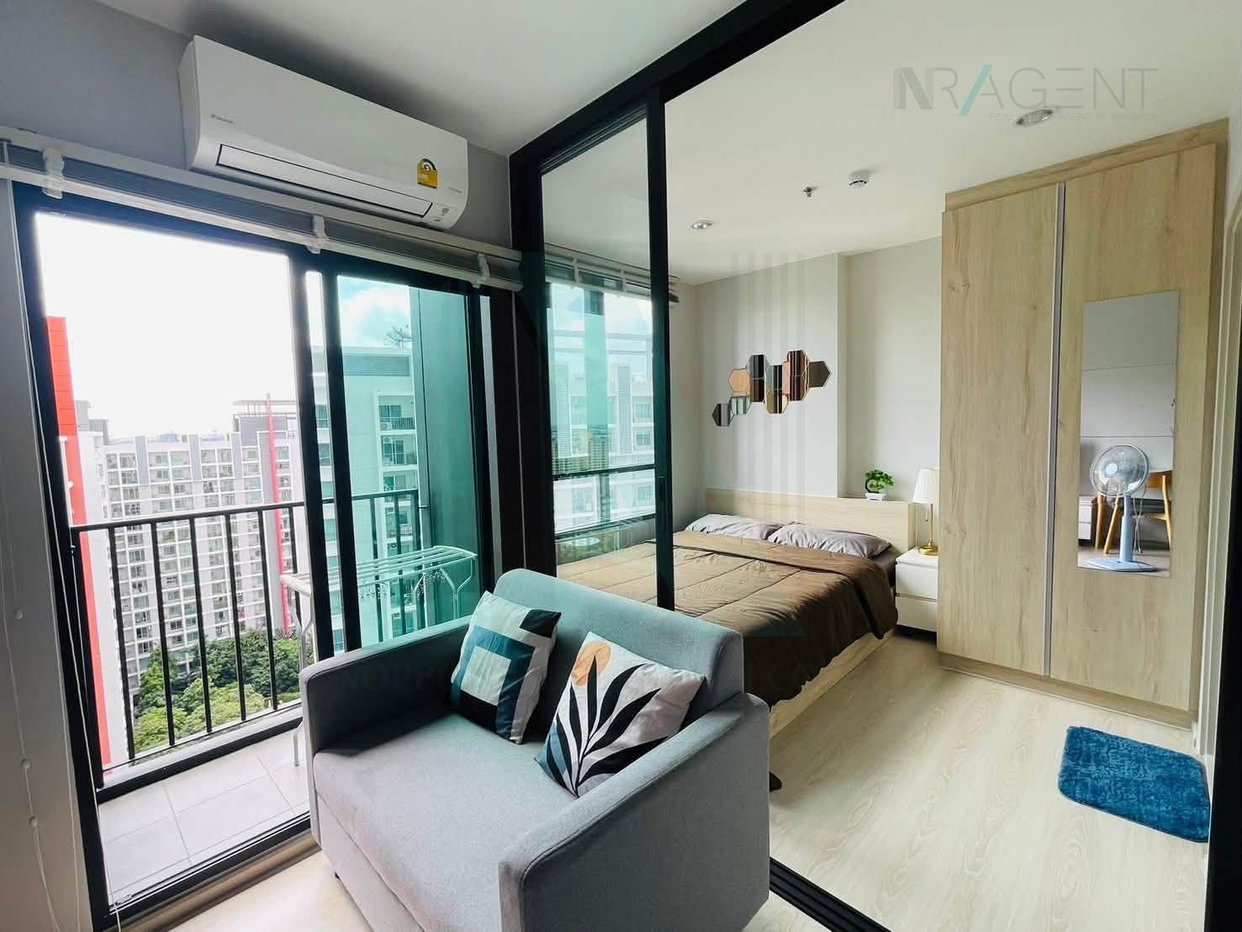 รูป 🚩 ให้เช่าคอนโด นิว โนเบิล ศรีนครินทร์-ลาซาล อาคาร 1 ชั้น 17 1 ห้องนอน ขนาด 22 ตรม ใกล้ MRT ศรีลาซาล - รูปที่ 4/8