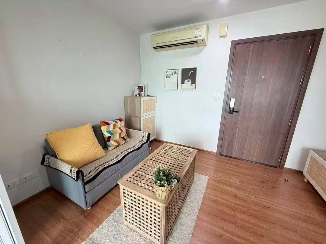 picture The Base Sukhumvit 77, 18th Floor | 1 Bedroom, Separate Kitchen, Beautiful View | LINE: @081mrzsz - 2/7