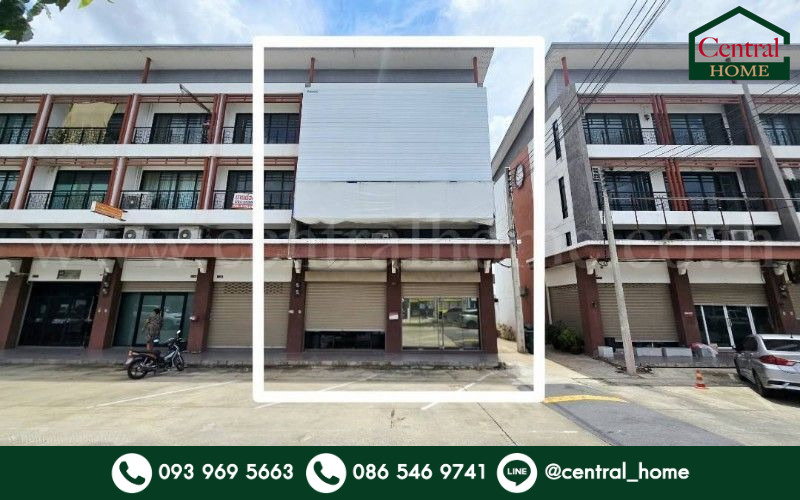 รูป อาคารพาณิชย์ หรือตึกออฟฟิศ 3.5 ชั้น 2 คูหา เสนา อเวนิว รังสิต - คลอง 1 - รูปที่ 1/17