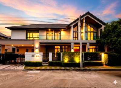 บ้านเดี่ยว เดอะ พาซิโอ พาร์ค กาญจนาภิเษก : [รางวัลชีวิตวัย 30+] บางกอกบูเลอวาร์ด ซิกเนเจอร์  สาทร-ราชพฤกษ์ ทำเลสงบแต่ไม่ลึก เข้าออกถนนใหญ่ 2 เส้นทาง