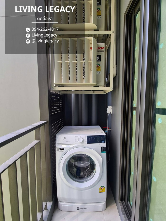 รูป TJAKTN เช่าด่วน คอนโด Life Sathorn Sierra 32 ตร.ม. | ชั้น 9 | 1 ห้องนอน | 1 ห้องน้ำ | 15,000 บาท/เดือน | LINE: @livinglegacy - รูปที่ 13/14