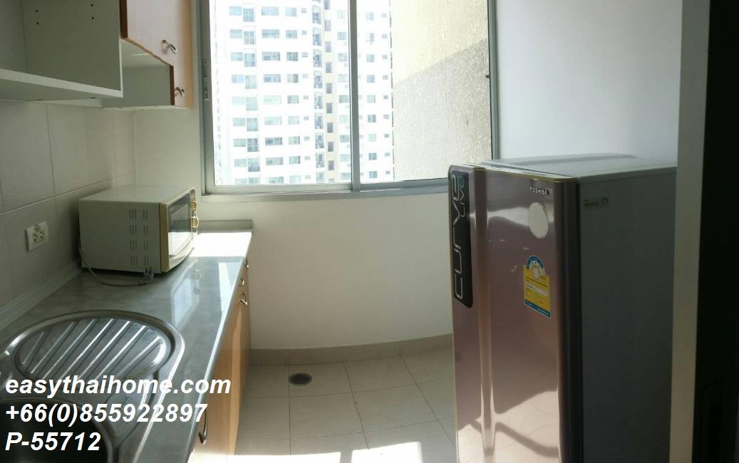 รูป P-55712 ให้เช่า ศุภาลัย ปาร์ค เกษตร | ห้องสตูดิโอ 1 ห้องน้ำ | วิวสระว่ายน้ำ | เฟอร์นิเจอร์ครบ | พร้อมเข้าอยู่ 📞 Line ID: @easythaihome | 085-592-2897 - รูปที่ 6/8