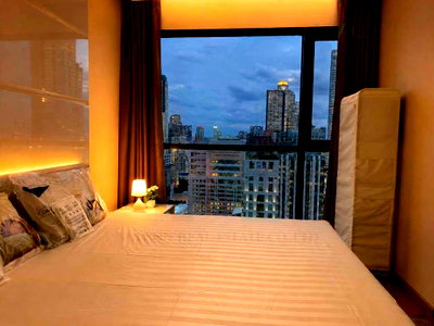 Condos for rent : 🎉 For rent condo THE ADDRESS SATHORN Building 1, Floor 25,1 bed room, Room size 46 sqm