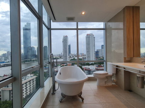For Rent | Baan Sathorn Chaophraya | 1 Bed 61 Sq.m. | River View Corner Unit | Walk to ICONSIAM | 38,000 THB