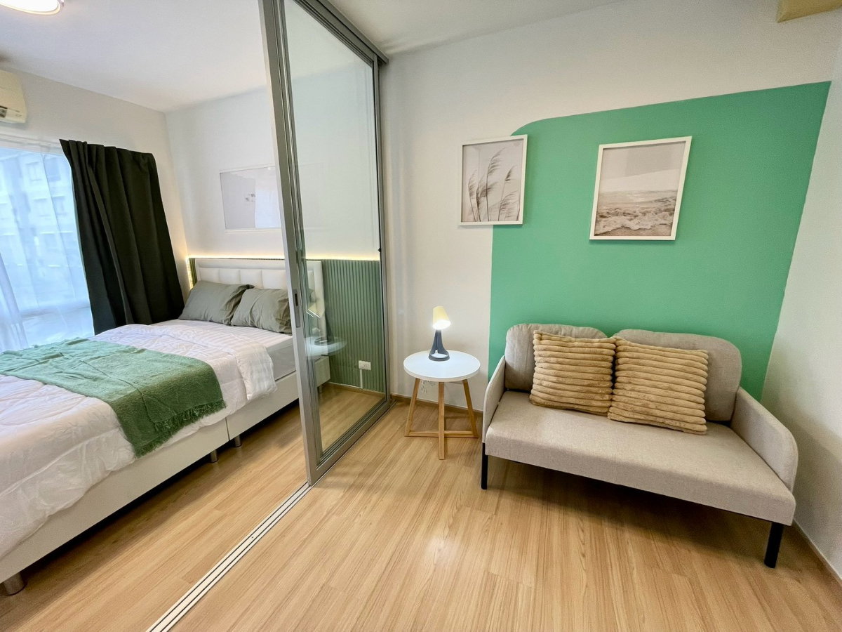 รูป ให้เช่า PLUM CONDO ลาดพร้าว 101 เฟอร์ เครื่องใช้ไฟฟ้าครบ - รูปที่ 1/10