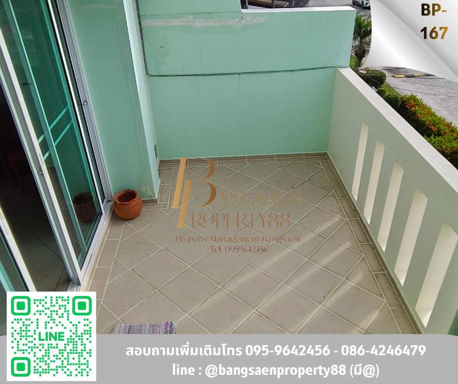 รูป ให้เช่าทาวน์เฮ้าส์ใจกลางบางแสน ใกล้ทะเล  1 กม 3 นอน  - รูปที่ 15/17