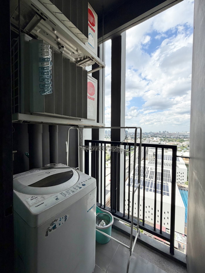 รูป ขาย The Base Park East สุขุมวิท 77 ห้องสภาพดี แต่งสวยครบ 26.24 ตร.ม. ชั้น 21  ใกล้ BTS พระโขนงและอ่อนนุช - รูปที่ 12/18