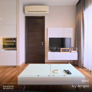 เช่าคอนโด 🌃 Ivy Ampio 1นอน 44ตรม 26k 💚ห้องสวย ราคาดีที่สุด ใกล้ MRT ศูนย์วัฒนธรรมฯ