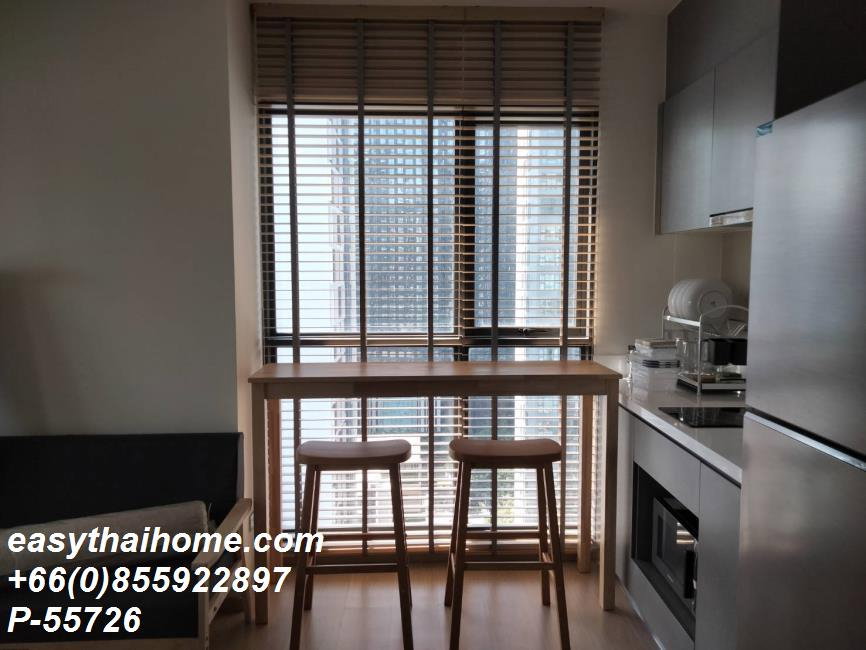 รูป P-55726 ให้เช่า  ริทึ่ม อโศก 2  | วิวเมือง | เฟอร์นิเจอร์ครบ | ใกล้ MRT พระราม 9 | พร้อมเข้าอยู่ 📞 Line ID: @easythaihome | 085-592-2897 - รูปที่ 15/18