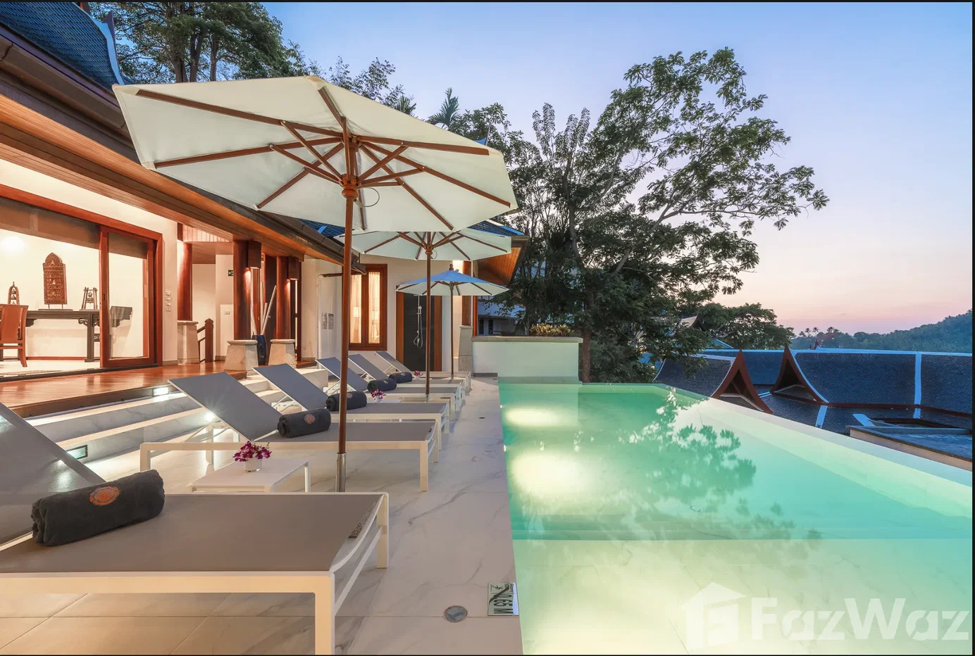 รูป ขาย วิลล่า 6 ห้องนอน ในโครงการ บ้านไทยสุรินทร์ฮิลล์ 6114745 - รูปที่ 59/60