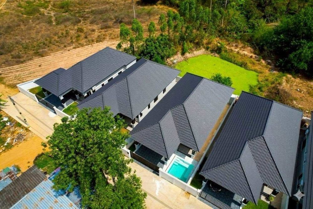 รูป ขายบ้านเดี่ยวชั้นเดียว สร้างใหม่ สไตล์โมเดิร์น พร้อมสระว่ายน้ำส่วนตัว 3 ห้องนอน เฟอร์นิเจอร์ครบ พร้อมเข้าอยู่ ทำเลห้วยใหญ่ พัทยา - รูปที่ 1/13