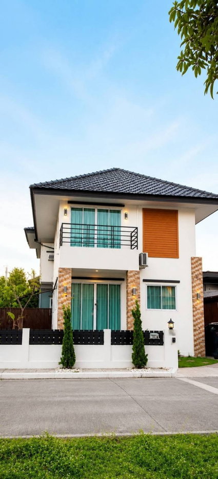 รูป POS บ้านเดี่ยว 2 ชั้น โซนสารภี ไม่เคยน้ำท่วม หน้าบ้านเป็นสนามหญ้า บรรยากาศโปร่งสบาย - รูปที่ 1/15