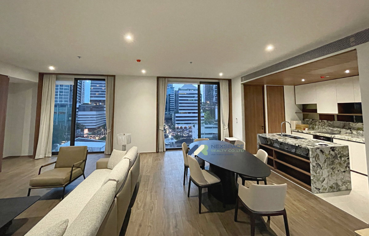รูป Sky Villa Layout 2ห้องนอน Romm convent ให้เช่าคอนโดใหม่ที่สุดในสีลม Nexspace Realty - รูปที่ 1/22