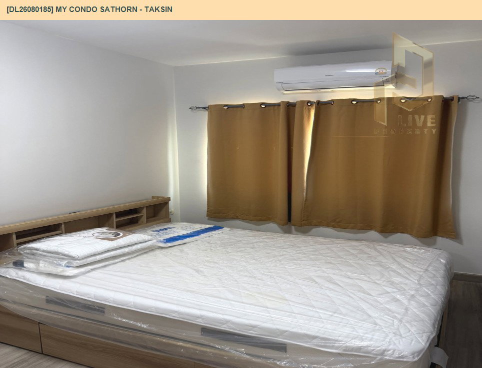 รูป DL26080185 ให้เช่าคอนโด มาย คอนโด สาทร - ตากสิน (My Condo Sathorn - Taksin) ใกล้ BTS วงเวียนใหญ่ พร้อมเข้าอยู่ โทรด่วน 0638692663 LineID @952jdxxk - รูปที่ 2/8