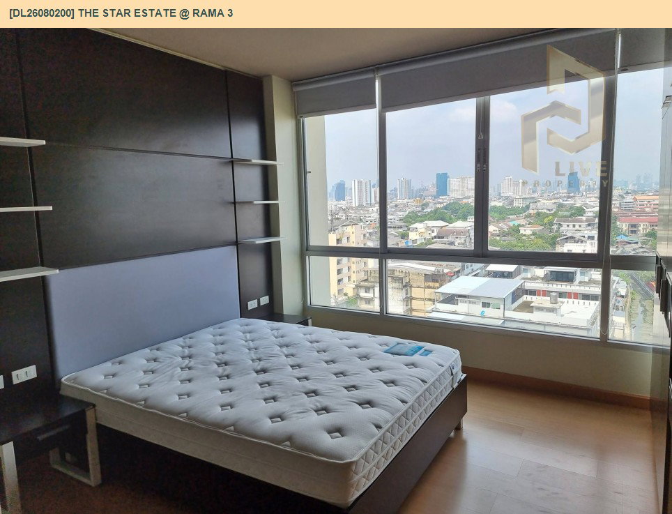 รูป DL26080200 ให้เช่าคอนโด เดอะ สตาร์ เอสเตท แอท พระราม 3 (The Star Estate @ Rama 3) ใกล้ BRT วัดปริวาส พร้อมเข้าอยู่ โทรด่วน 0653619502 LineID @952jdxxk - รูปที่ 2/12
