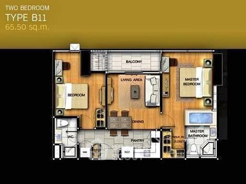 ใกล้ BTS เซนต์หลุยส์ 200 ม. ห้อง 2 ห้องนอน The Address Sathorn (ID 3165157)