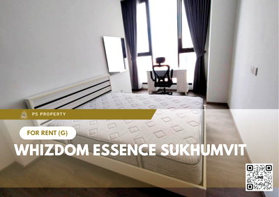 คอนโดให้เช่า : ให้เช่า 📍 Whizdom Essence Sukhumvit 📍 เฟอร์นิเจอร์ และ เครื่องใช้ไฟฟ้าครบ ใกล้ BTS ปุณณวิถี