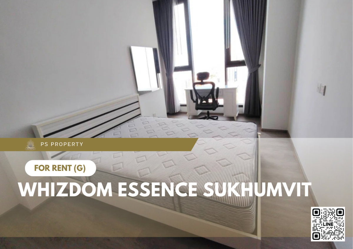 รูป ให้เช่า 📍 Whizdom Essence Sukhumvit 📍 เฟอร์นิเจอร์ และ เครื่องใช้ไฟฟ้าครบ ใกล้ BTS ปุณณวิถี - รูปที่ 1/11