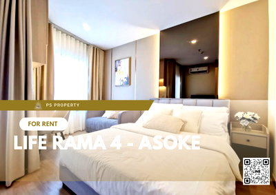 Condos for rent : For rent 📍 Life Rama 4 - Asoke 📍 near MRT Queen Sirikit Center, fully furnished and equipped with appliances