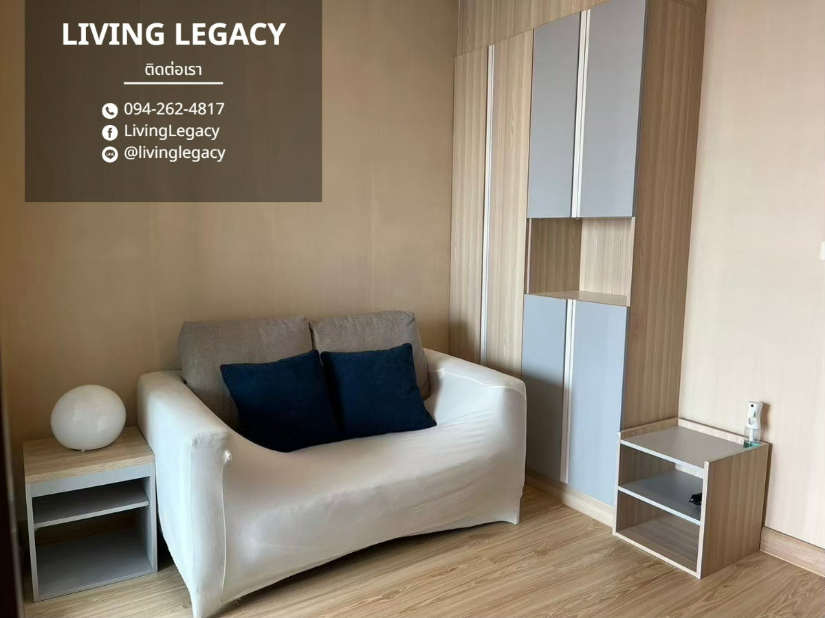 รูป TJ893A เช่าด่วน! Ideo O2 ชั้น 20 | 1 ห้องนอน 33 ตร.ม. | เฟอร์นิเจอร์ครบ | 12,500 บาท/เดือน | LINE: @livinglegacy - รูปที่ 3/10