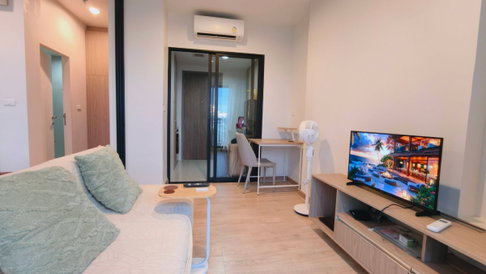 Condo for Rent: Niche Mono Sukhumvit-Bearing. 9th floor, pool view, fully furnished and ready to move in. 350 meters from BTS Bearing.