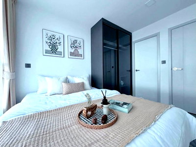 Condos for rent : 🏙️ATMOZ Palacio Ladprao - Wanghin l 🚘 Project offers shuttle service to MRT Ladprao l 17,000 THB l 📅 Viewing available daily. Ready to move in.