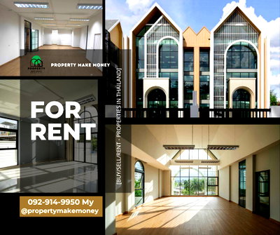 Home office for rent Ramkhamhaeng University : 🎉 Reservations are now open! Na Nicha Phase 2 Project 🏢 Premium 3-story office. On a potential location